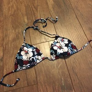 Red, White & Blue Flower Top