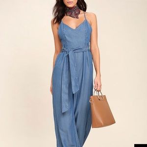 Blue Chambray Jumpsui