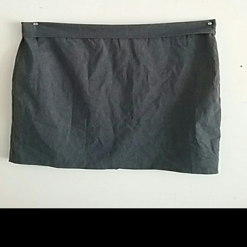 Womens Solid Stretch Fold-Over Flare Midi plus sz