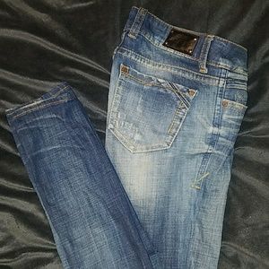 Buckle Black Skinny Jeans - 27L