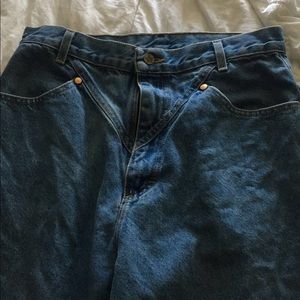 Super high wasted mom jeans