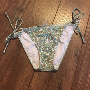 Victoria's Secret Flower Swim Bottoms XS