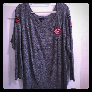 Torrid Patched Sweater