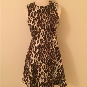 Brand New Karen Millen Animal Print Dress W/Tags
