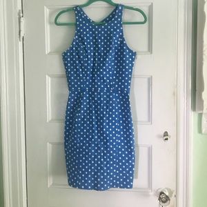 Structured polka for dress