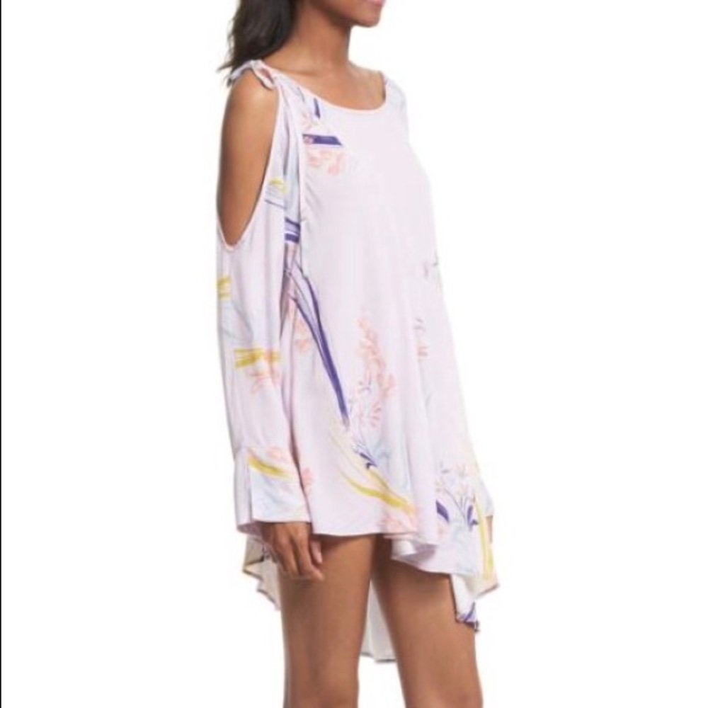 Clear skies printed cold shoulder free people