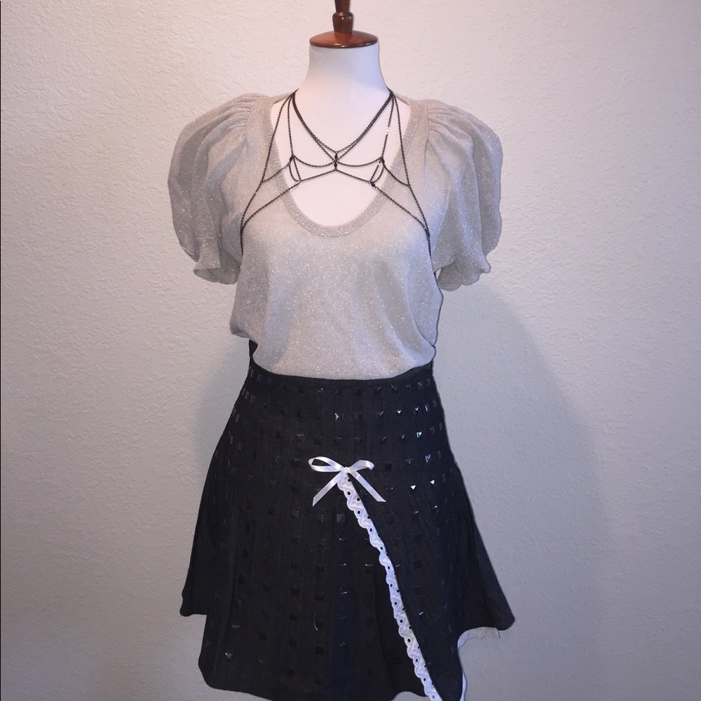 Yohji Yamamoto never worn puffed sleeve top.