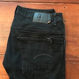G Star black jeans
