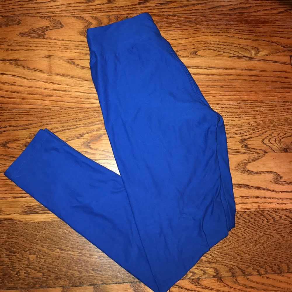 Blue one size leggings