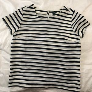 J. Crew short sleeved striped top