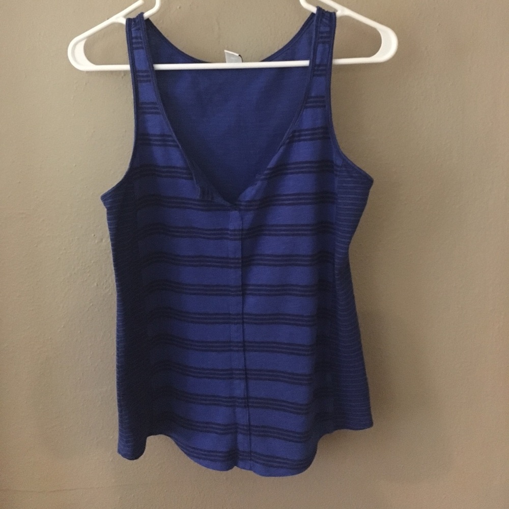 Blue Striped Tank