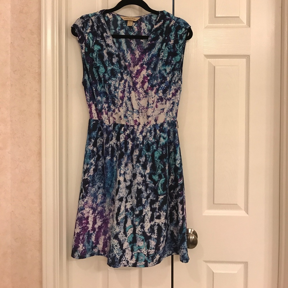 NWOT Presley Skye Faux Wrap Dress Size Petite Large