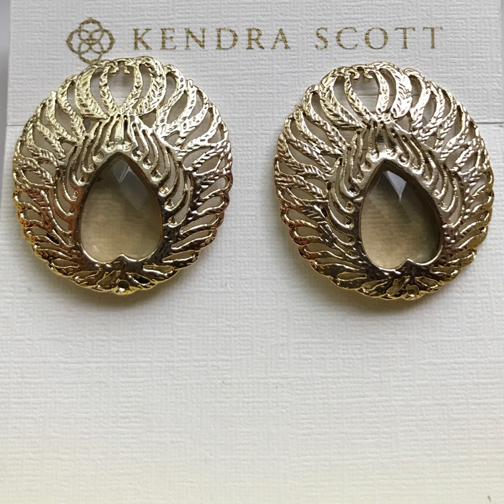 Kendra Scott Smokey Quarts Aaliyah Earrings