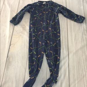 New Boys 24m Tucker + Tate Flannel Hockey Sleeper