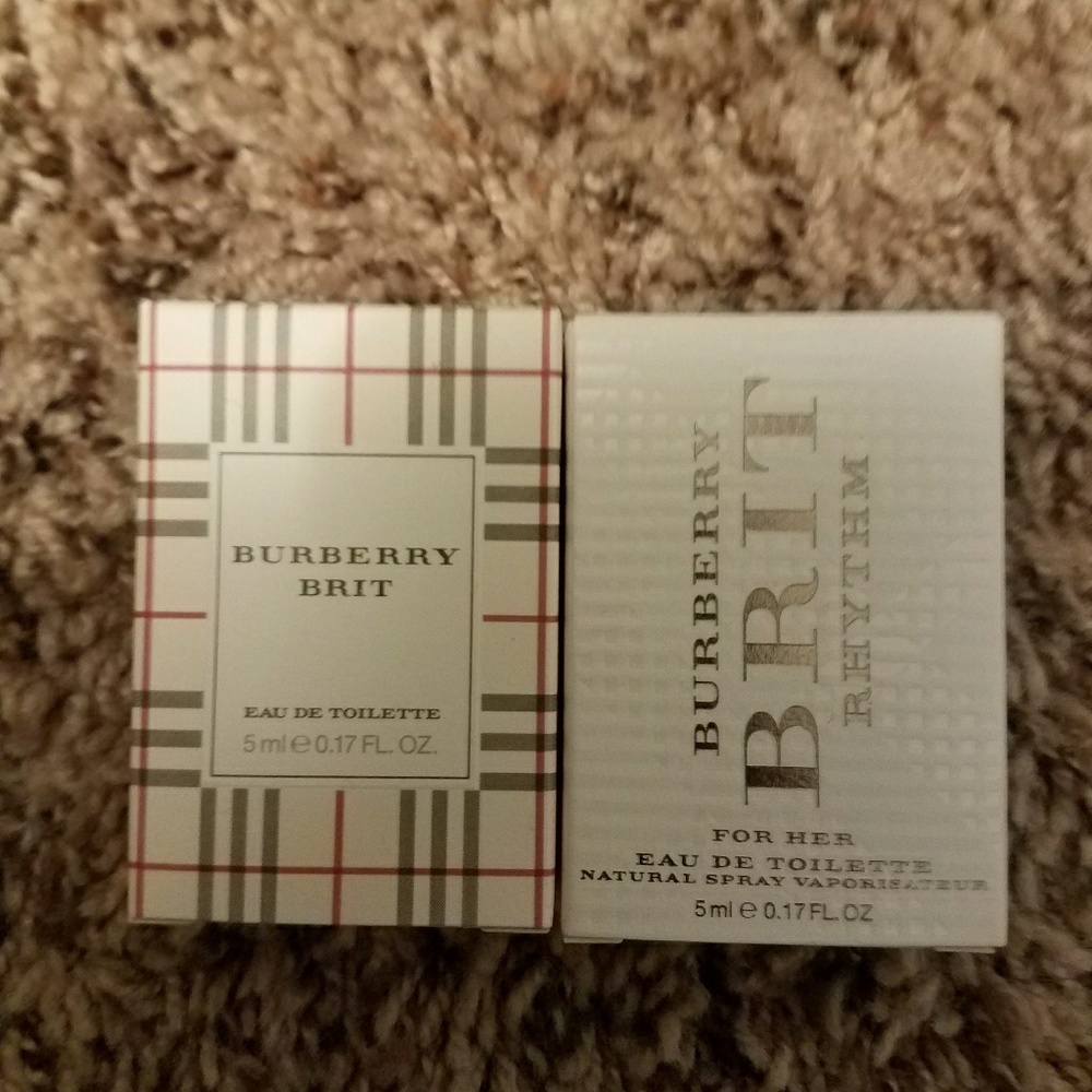 Burberry BRIT AND RHYTHM .17oz each