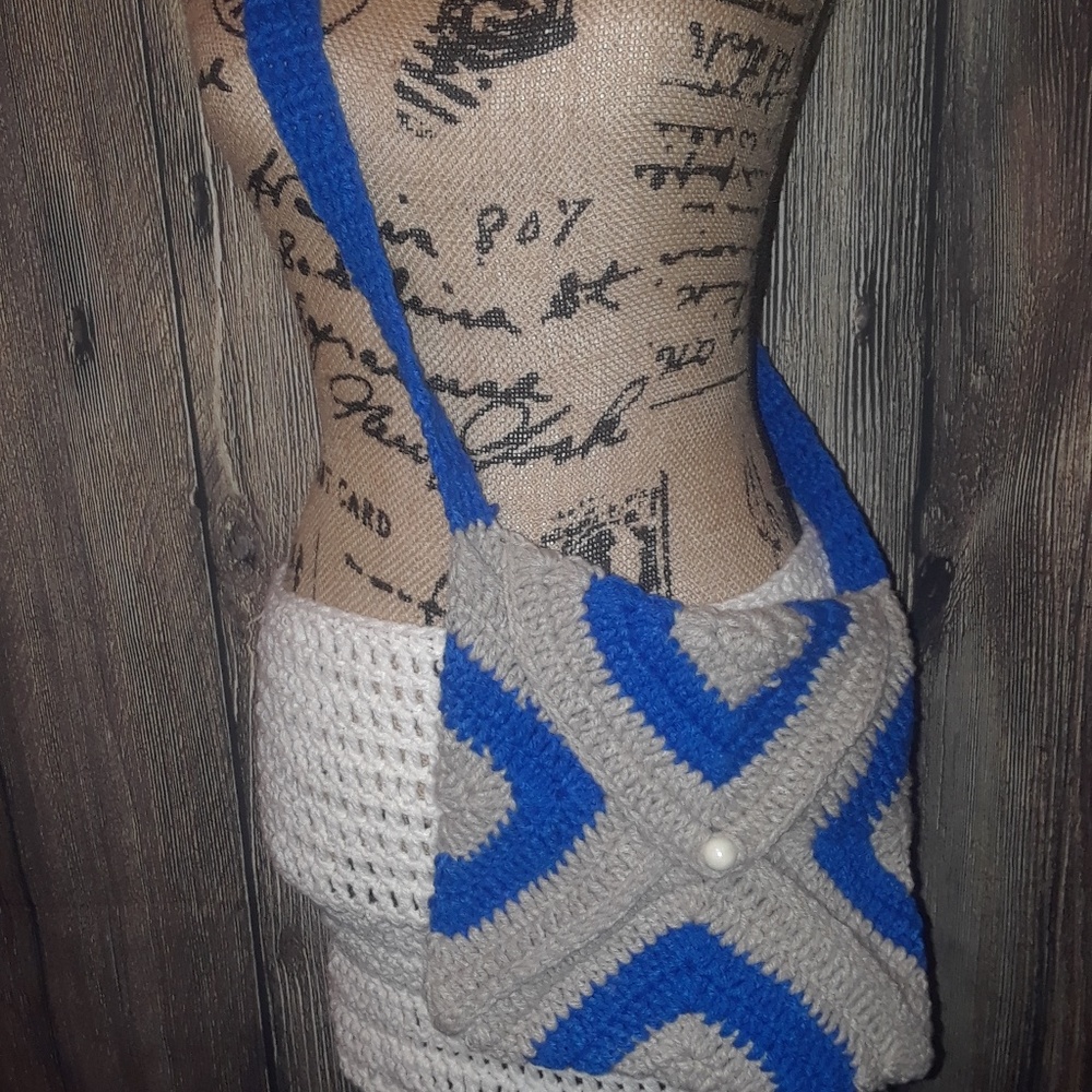 Handmade Crocheted Messenger bags