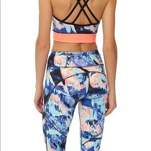 Sweaty Betty 7/8 Power Leggings in Lava Print