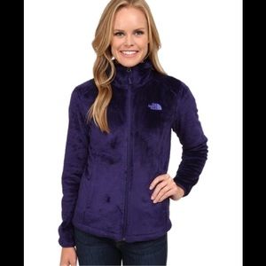 The North Face purple fleece jacket
