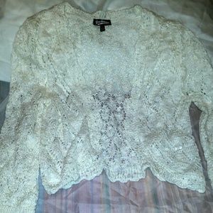 Off White Bolero Sweater