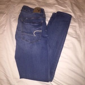 American Eagle Medium Wash Jegging (Super Stretch)