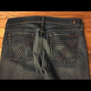 Seven "dojo" wide leg jeans
