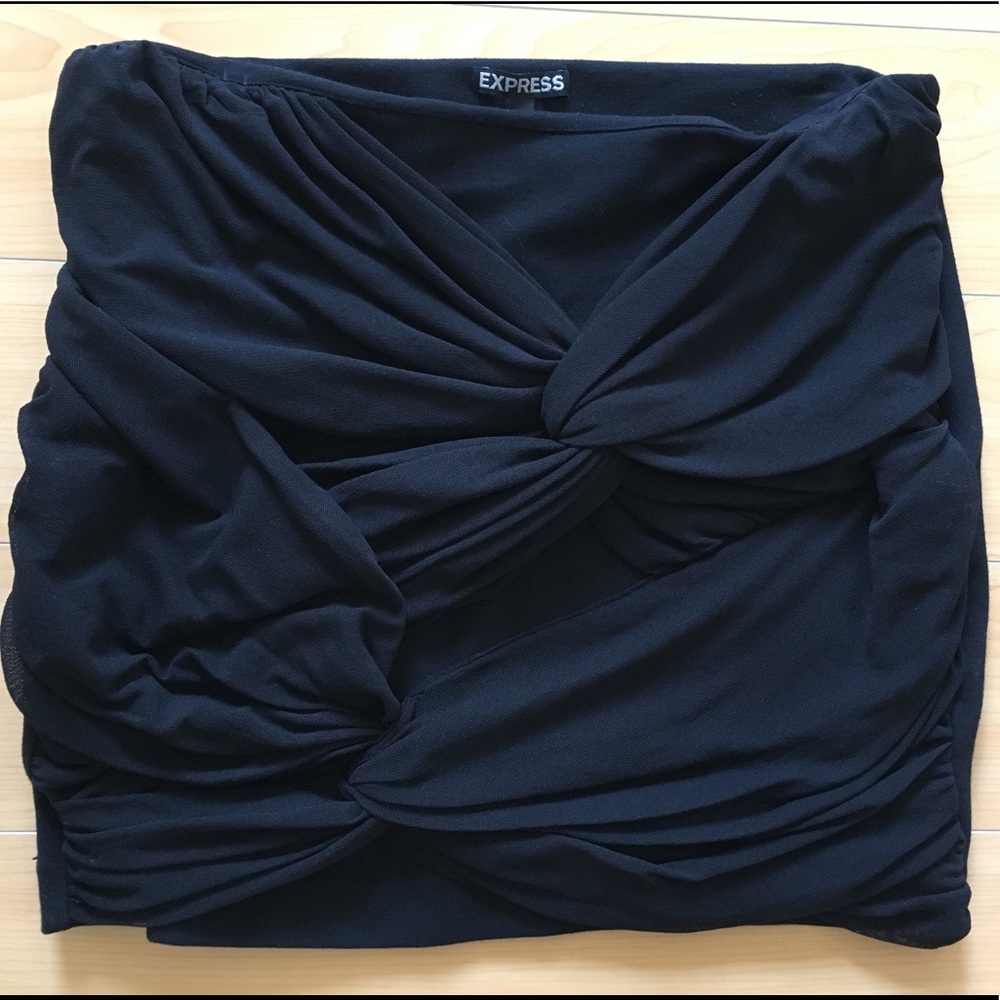 Express black skirt