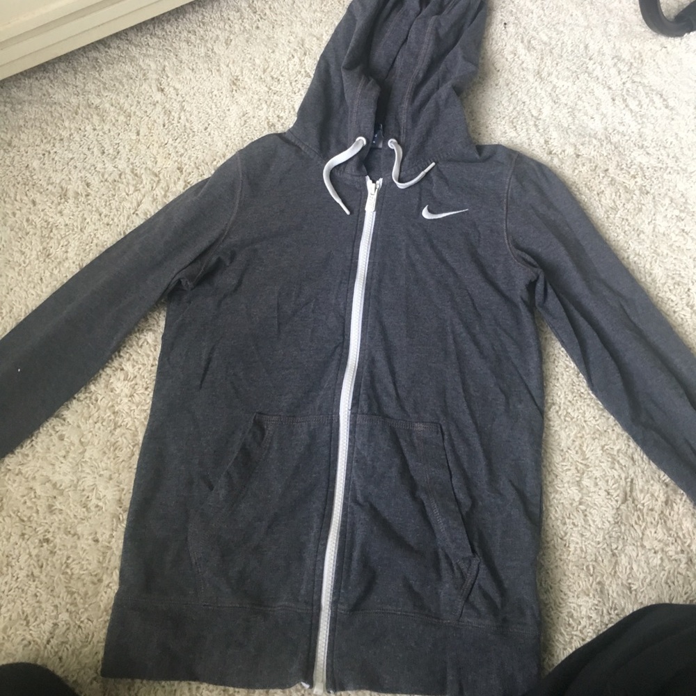 Nike Gray Zip Up