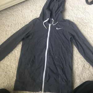 Nike Gray Zip Up