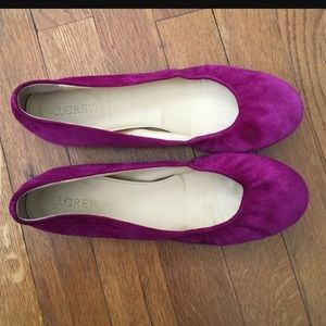 J Crew Suede Flats