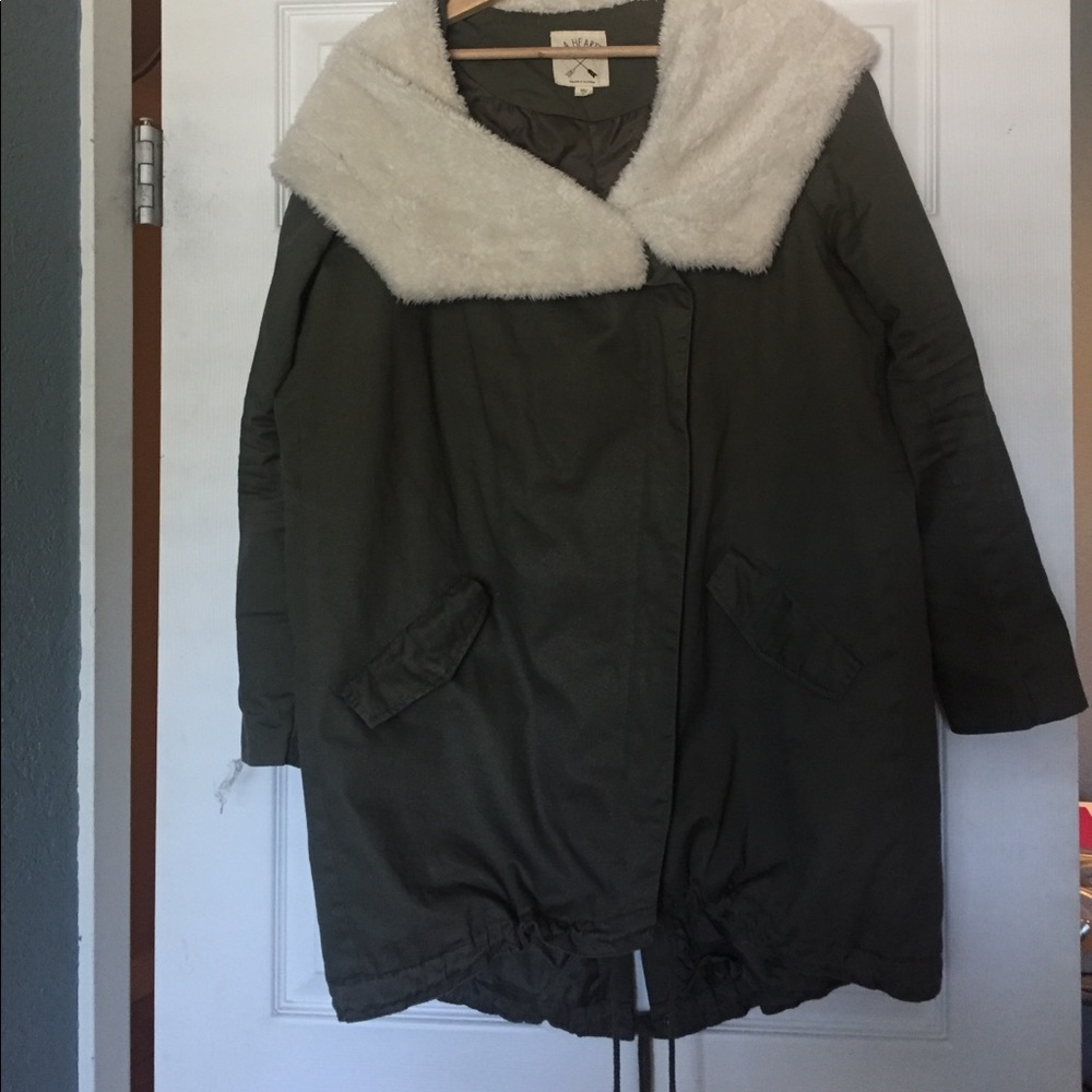 LA Hearts Jacket in army green