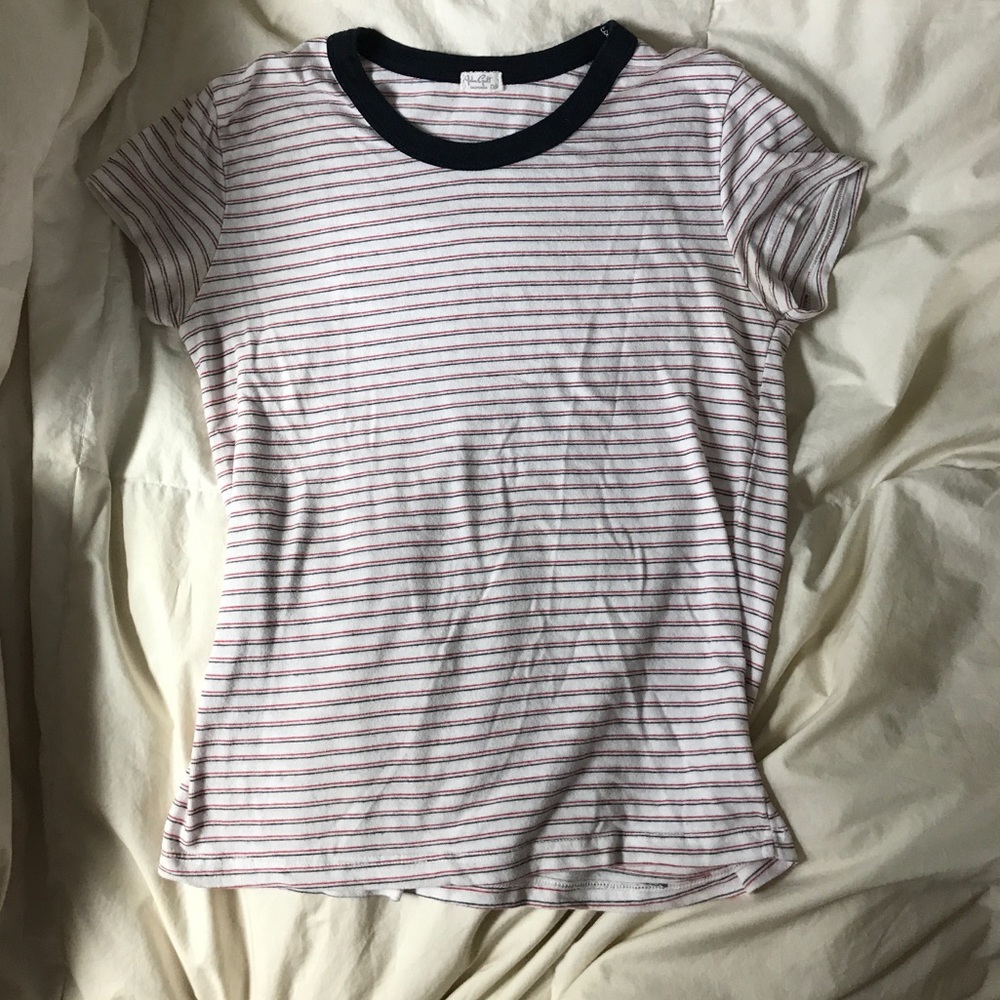 Stripped T-Shirt - Brandy Melville