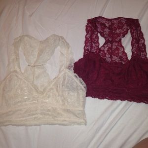 Padless, wireless bralettes