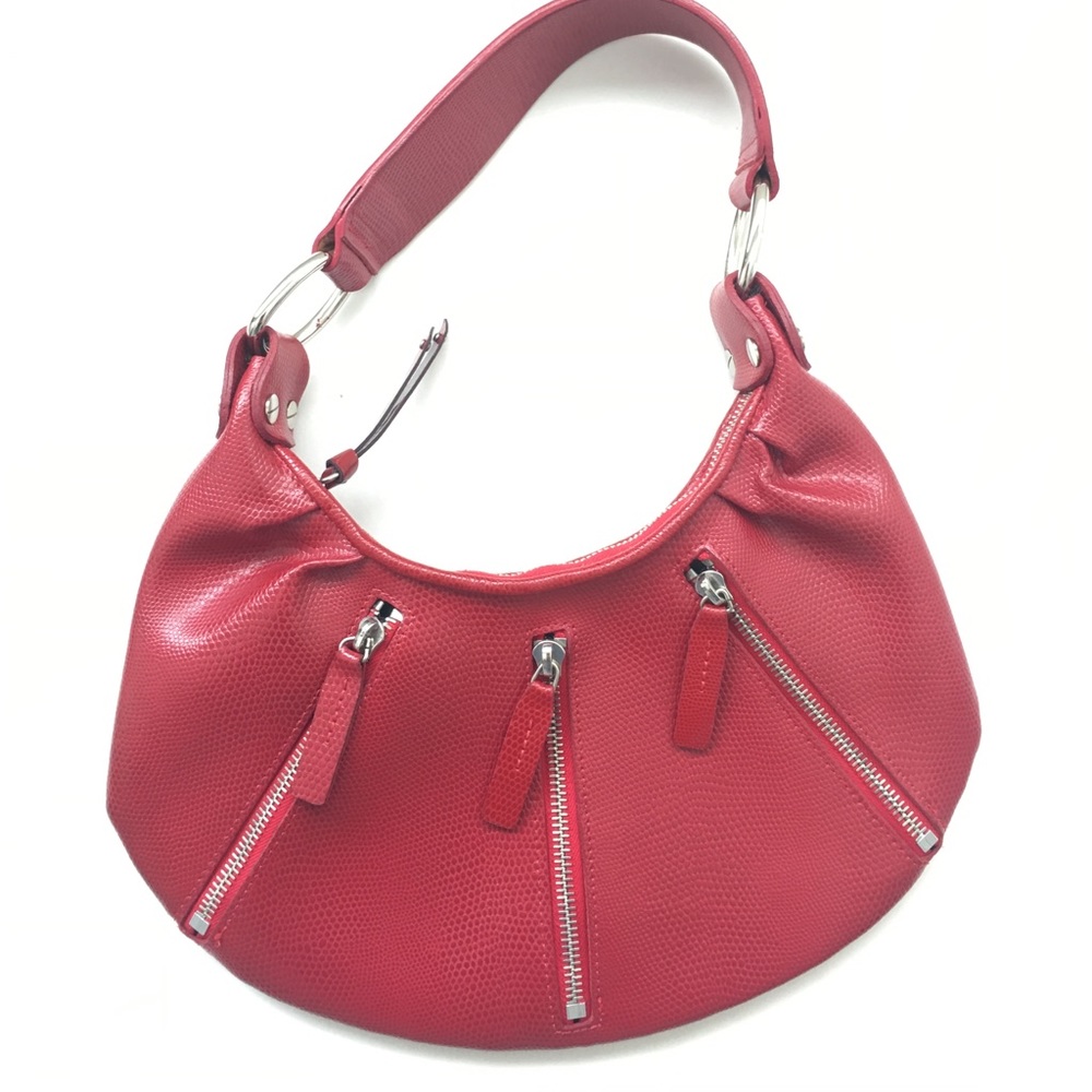 NWOT DESMO small purse crocodile leather. Italy