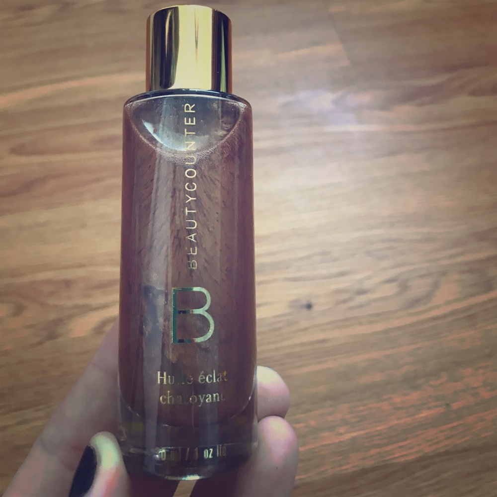 Glow shimmer oil, 1 fl ounce
