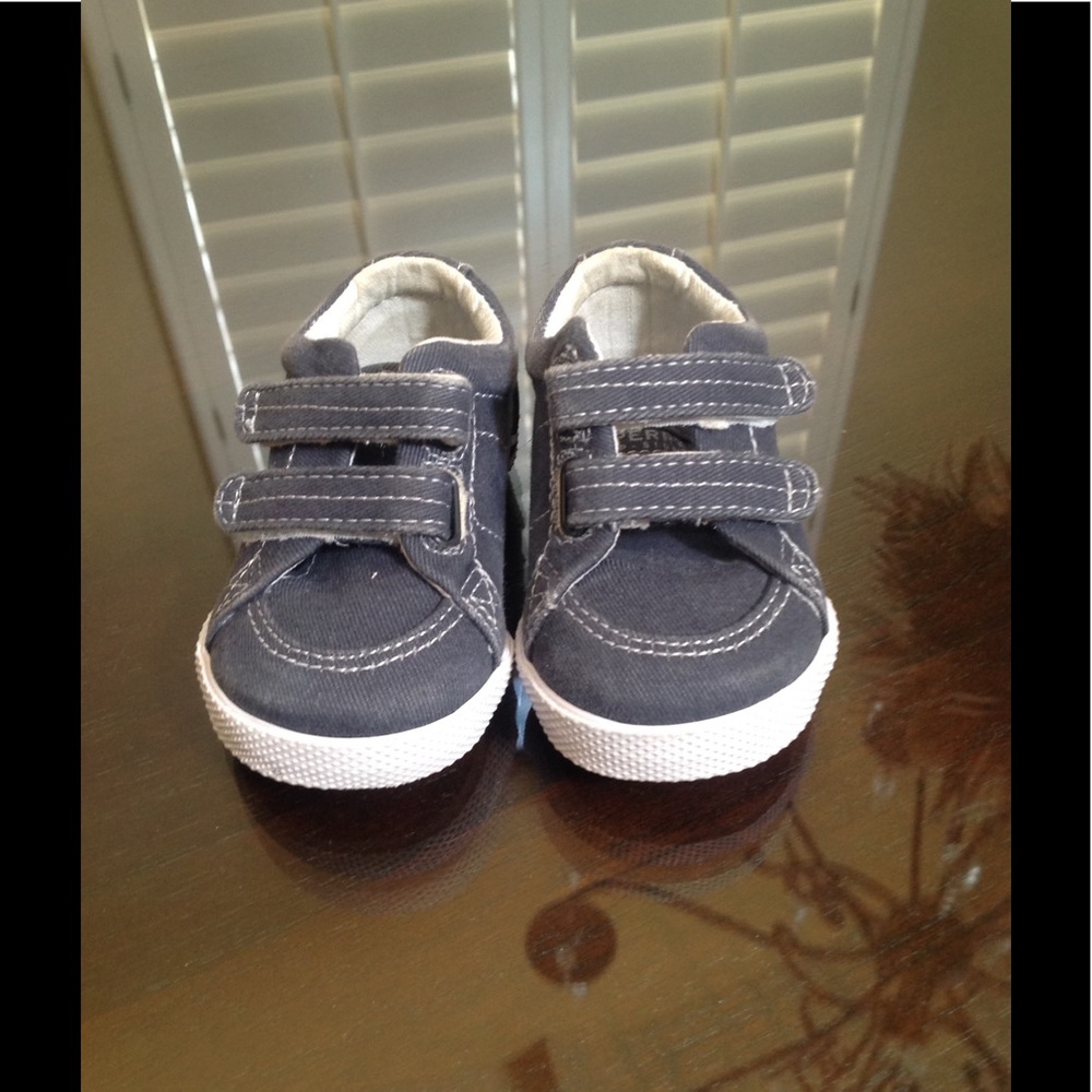 Blue Baby Sperrys!