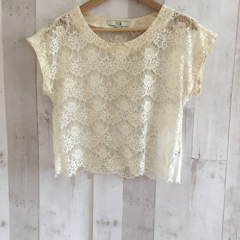 Forever 21 lace shirt