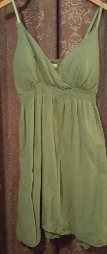 Olive colored dress