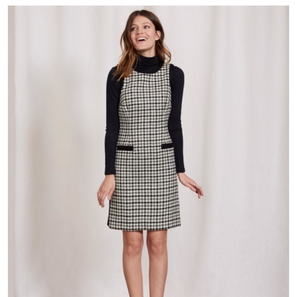 Boden Heather Tweed Dress