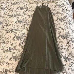 Olive Green Midi Dress