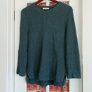 Madewell Teal Chunky Sweater