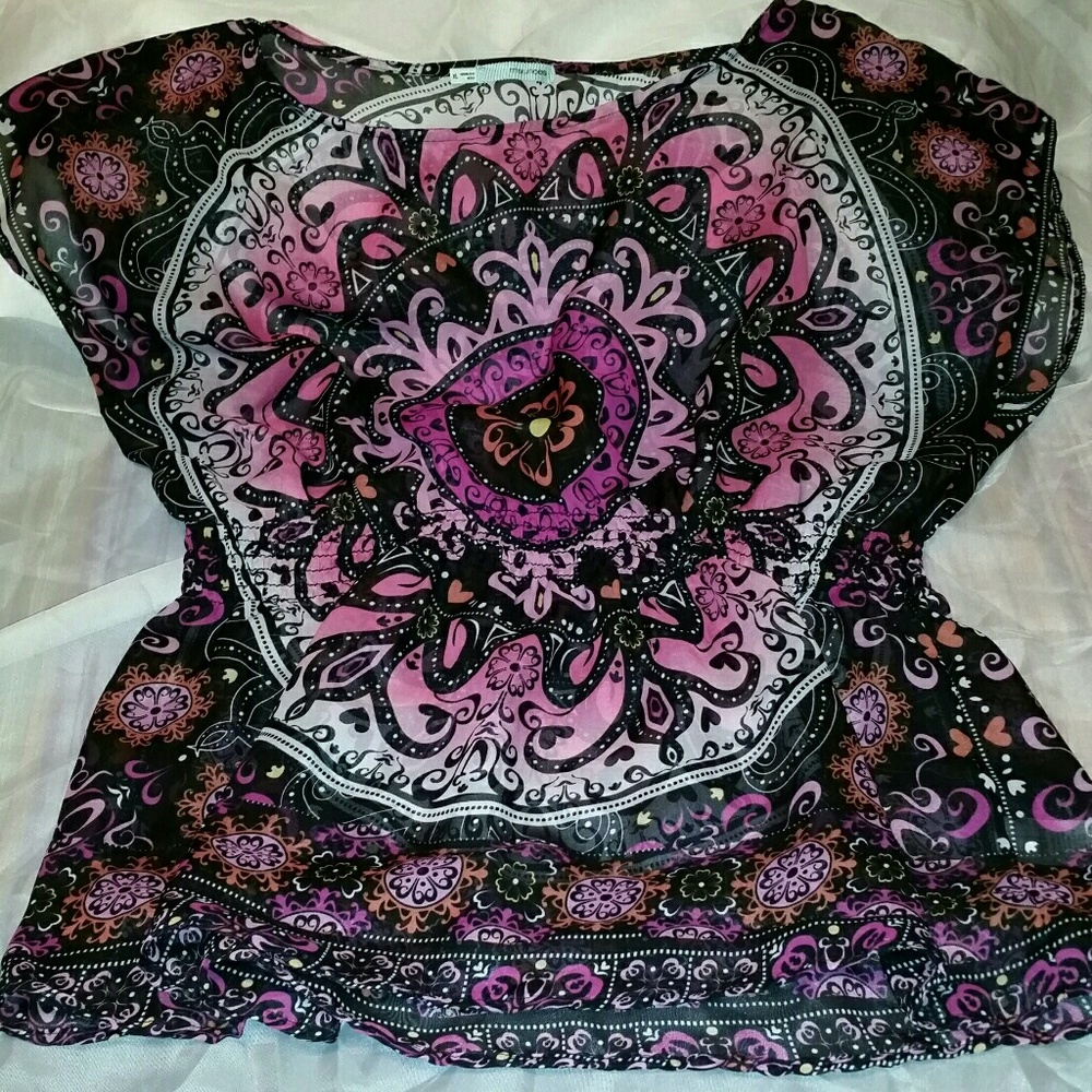 Maurices Sheer Boho top!
