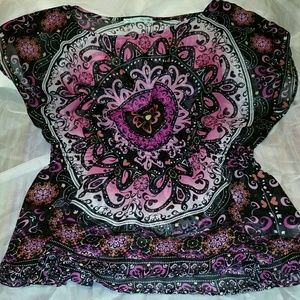 Maurices Sheer Boho top!