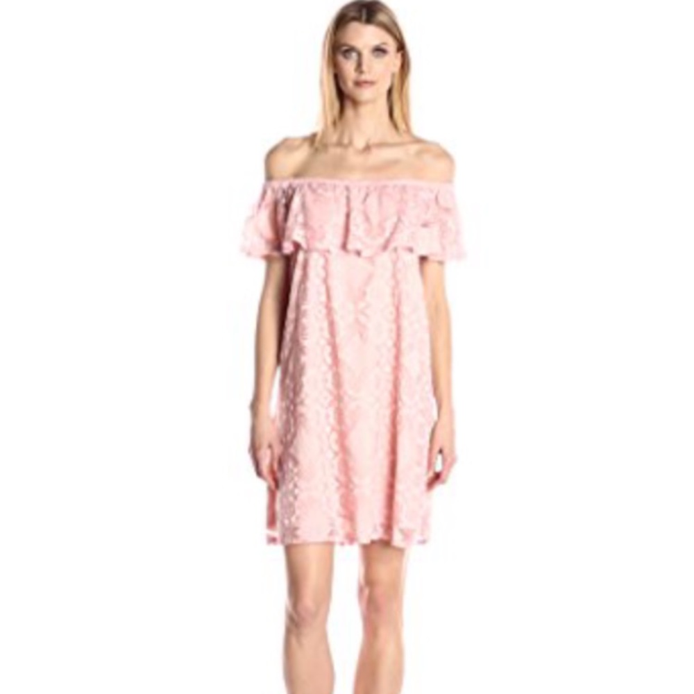 **Brand New on/off shoulder lace dress**
