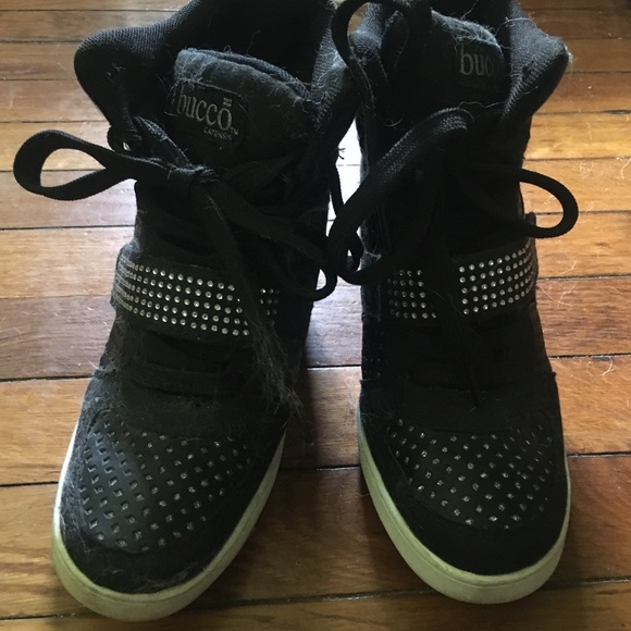 Bucco, wedge sneakers with swarovski crystals - Picture 2 of 3