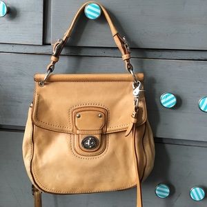Coach cross body saddle bag