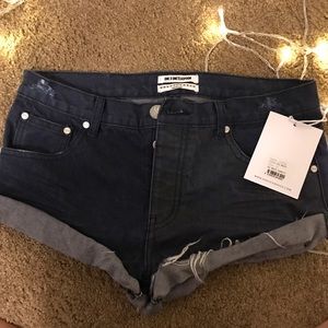 One x one teaspoon bandits denim shorts NWT
