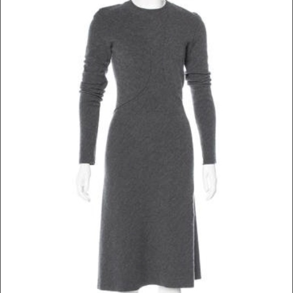 bottega veneta cashmere/cotton fitted dress