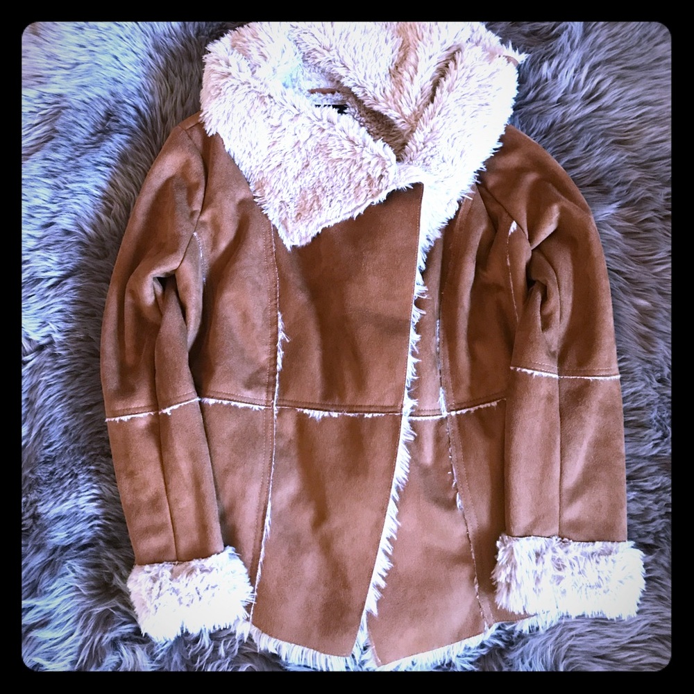 Fuzzy Coffeeshop Large Jacket/Coat
