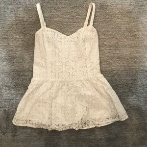 Lace Lilly Pulitzer peplum top