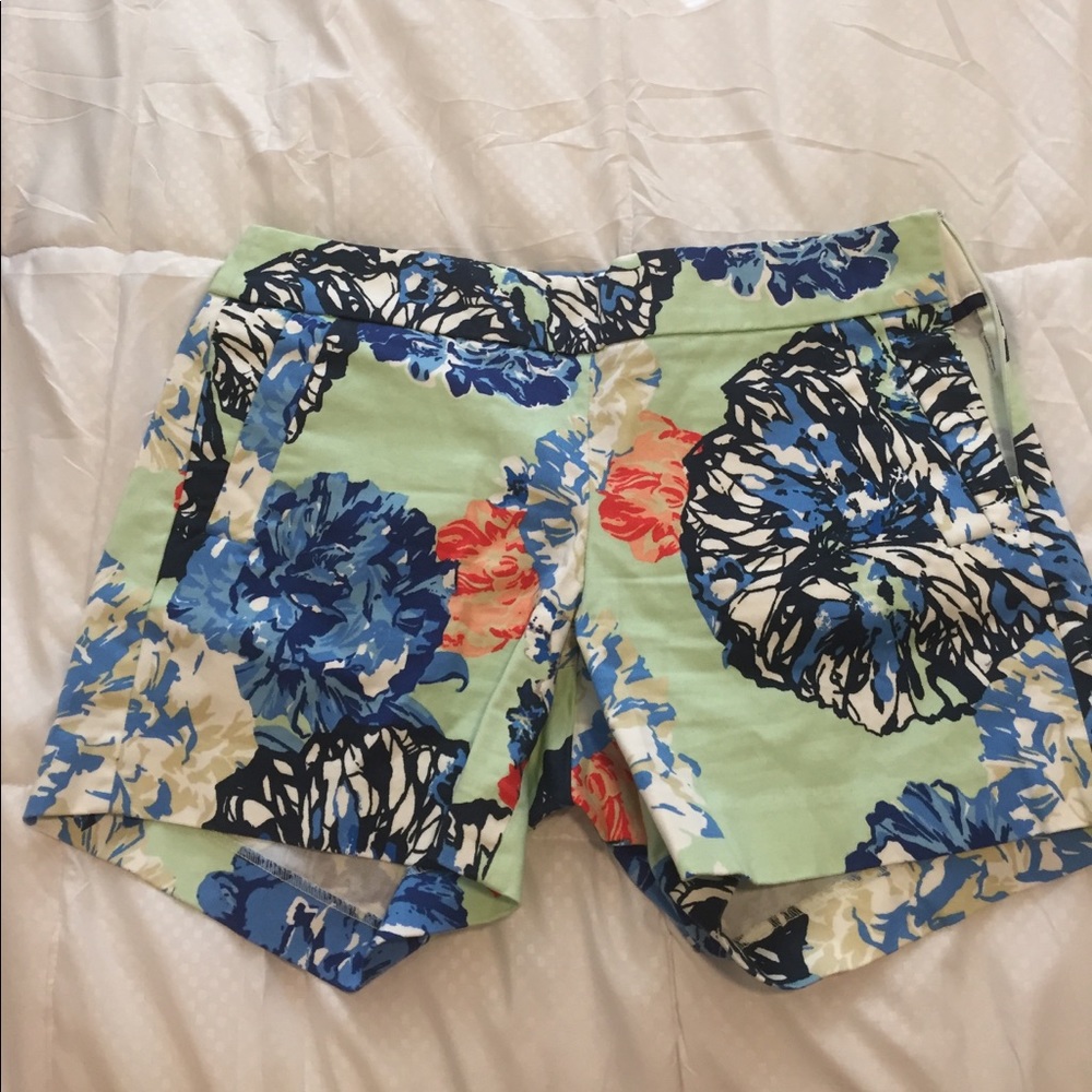 J crew printed shorts